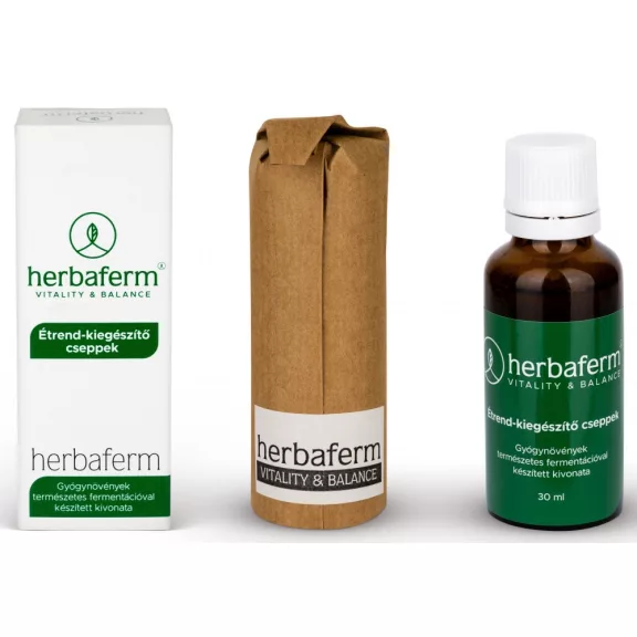 Herbaferm Étrend-kiegészítő cseppek 30ml Herbaferm Étrend-kiegészítő cseppek 30ml