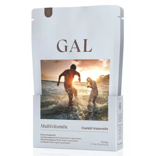 GAL Multivitamin családi kiszerelés 90 lipofil+180 hidrofil+90 C-vitamin kapsz.