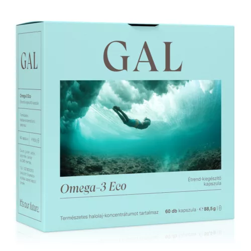 GAL Omega-3 Eco 60 db kapszula ÚJ 700mg Omega-3 1 kapszulában