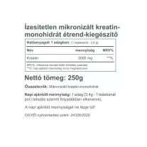   Vitaking Creatine por 250g (mikronizált kreatin-monohidrát)