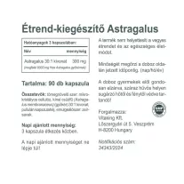   Vitaking Astragalus 9000mg/napi adag (90 ) vegán kapszula (Kínai csüdfű)