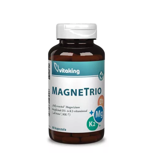Vitaking MagneTrio D3+K2+ Magnézium biszglicinát (80) kapszula