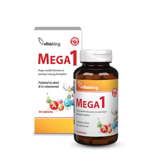 Vitaking Mega1 multivitamin (30) tabletta