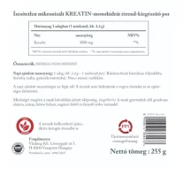   Vitaking 100% Kreatin monohidrát (natúr, mikronizált) 255g doypack