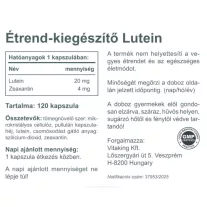   Vitaking Lutein 20mg (120) kapszula 4mg zeaxantinnal, komplex formula