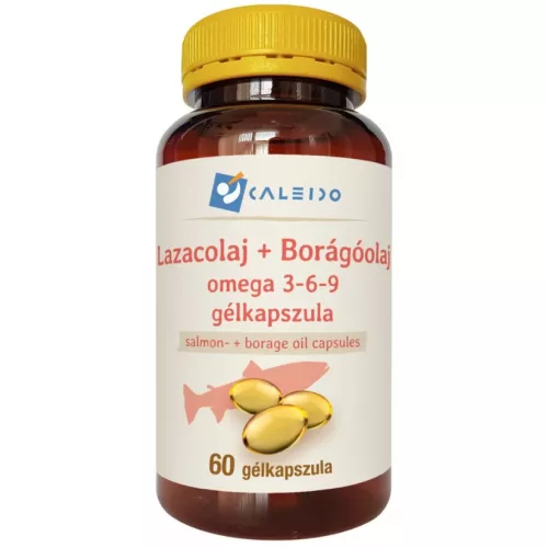 Caleido Lazacolaj+borágóolaj omega 3-6-9 gélkapszula 60db