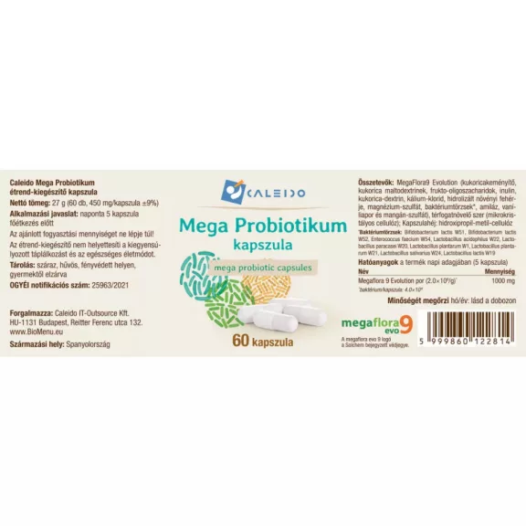 Caleido Mega Probiotikum 60db kapszula Caleido Mega Probiotikum 60db kapszula