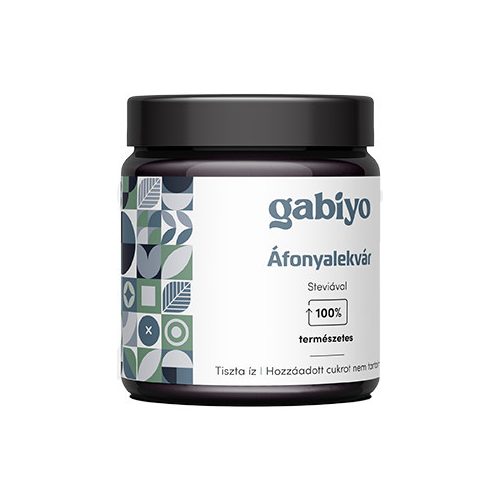 Gabiyo Áfonyalekvár 200g szőlőmusttal