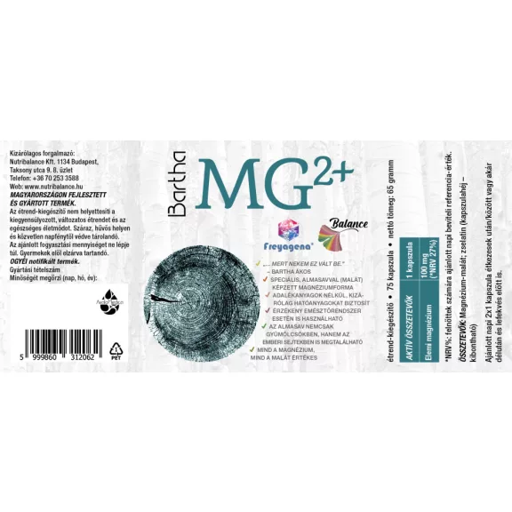 Freyagena Magnézium-malát  75db 100mg-os kapszula