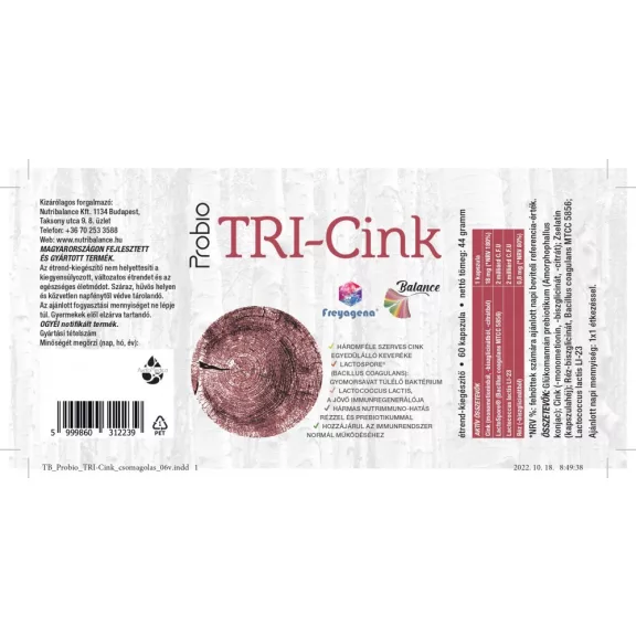 Freyagena Probio TRI-Cink 60 kapszula