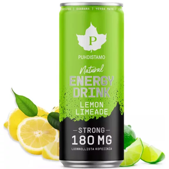 Puhdistamo Natural energy 330ml citrom- limonádé ízű természetes energiaital DRS Puhdistamo Natural energy 330ml citrom- limonádé ízű természetes energiaital DRS