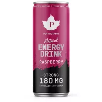   Puhdistamo Natural energy 330ml málna ízű természetes energiaital DRS