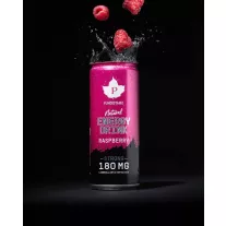   Puhdistamo Natural energy 330ml málna ízű természetes energiaital DRS