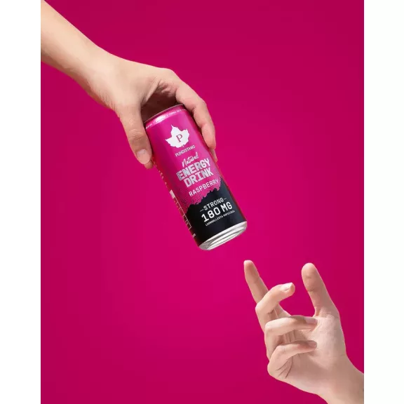 Puhdistamo Natural energy 330ml málna ízű természetes energiaital DRS Puhdistamo Natural energy 330ml málna ízű természetes energiaital DRS