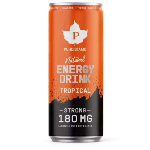 Puhdistamo Natural energy 330ml trópusi nektarin-mangó energiaital DRS