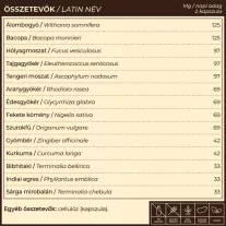   Myrobalan TiroGlan pajzsmirigy-alulműköd és elleni 60db gyógynövény komplex kapsz