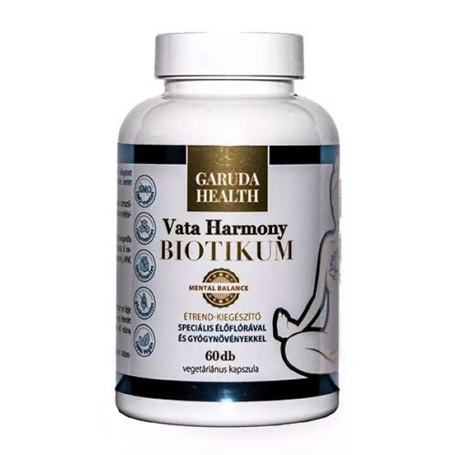 Garuda Health Vata Harmony Biotikum 60db mentális egyensúly kapszula