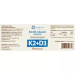 Caleido K2 + D3-vitamin gélkapszula 90db