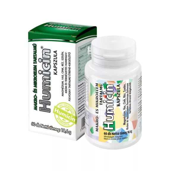 Humicin Makro- és mikroelem tartalmú kapszula 60db