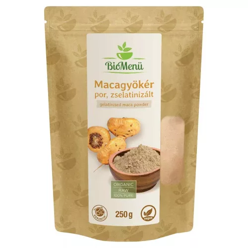 BioMenü BIO Macagyökér por 250g zselatin