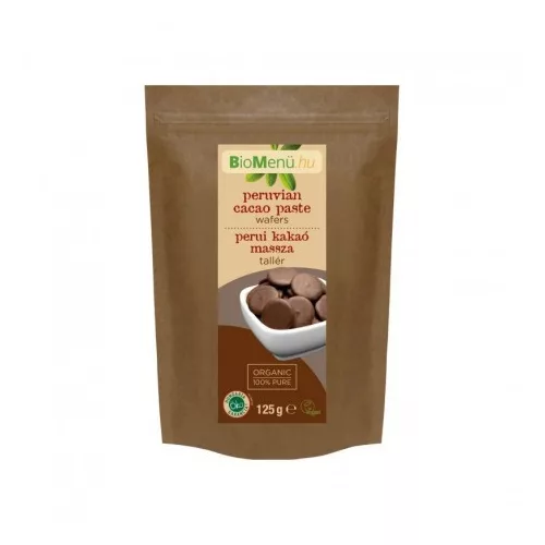 BioMenü BIO Kakaómassza tallér 125g perui