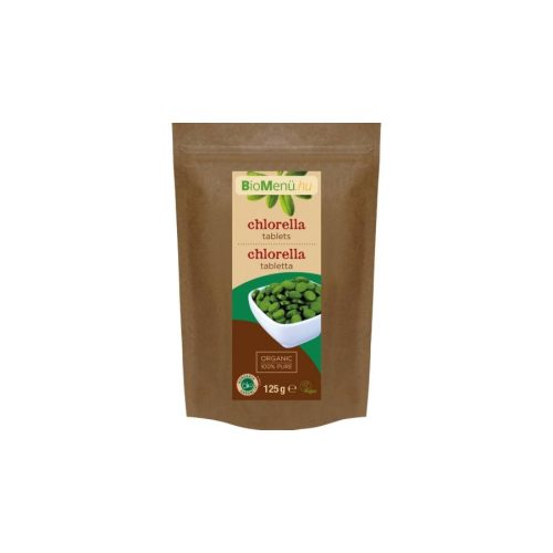 BIO Chlorella alga tabletta 125g BioMenü
