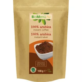   BioMenü BIO Arabica instant kávé 100g 100% bio arabika instant kávé