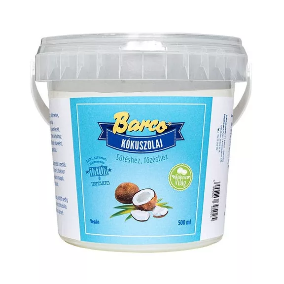 Barco Kókuszolaj (vödrös) 500ml Barco Kókuszolaj (vödrös) 500ml