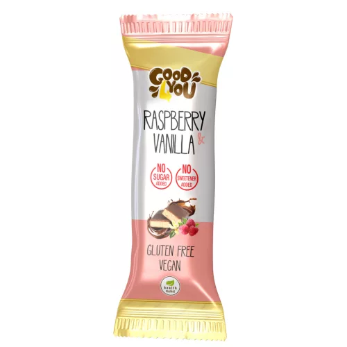 Good4You Vanília ízű málnás szelet 25g Paspberry Vanilla