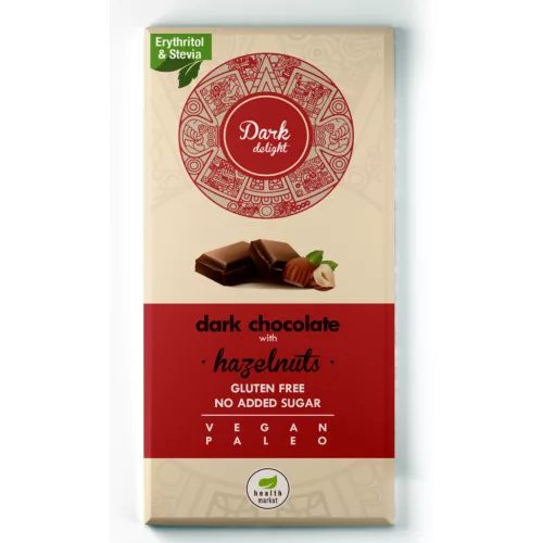 Étcsokoládé édesítőszerekkel 80g Dark Delight