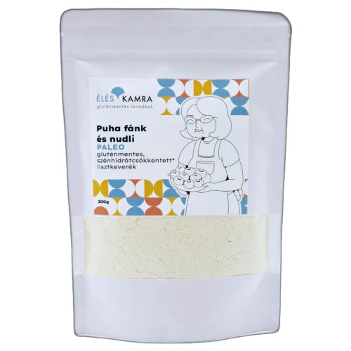 Éléskamra Puha fánk és nudli szénhidrát csökkentett lisztkeverék 200g (Paleo)