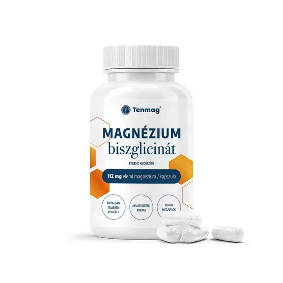 Tenmag Magnézium Biszglicinát 120db kapszula Tenmag Magnézium Biszglicinát 120db kapszula