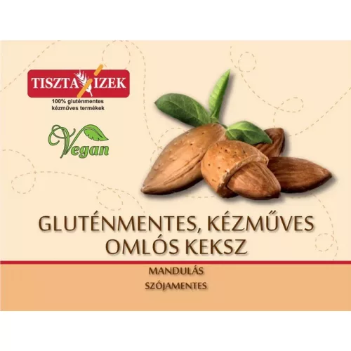 Mandulás omlós keksz 150g Tiszta Ízek gluténmentes, kézműves