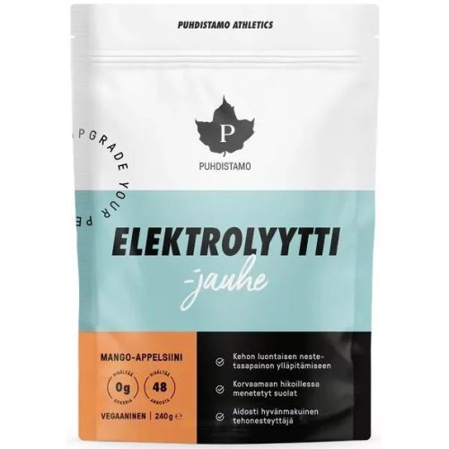 Puhdistamo Elektrolit 240g mangó-narancs ízű italpor