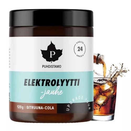 Puhdistamo Elektrolit 120g citrom-cola ízű italpor
