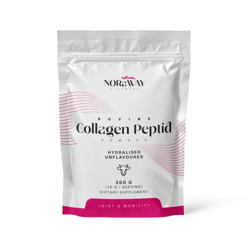 NORaWAY Hidrolizált marha kollagén 300g peptid, ízesítetlen, adagolókanállal