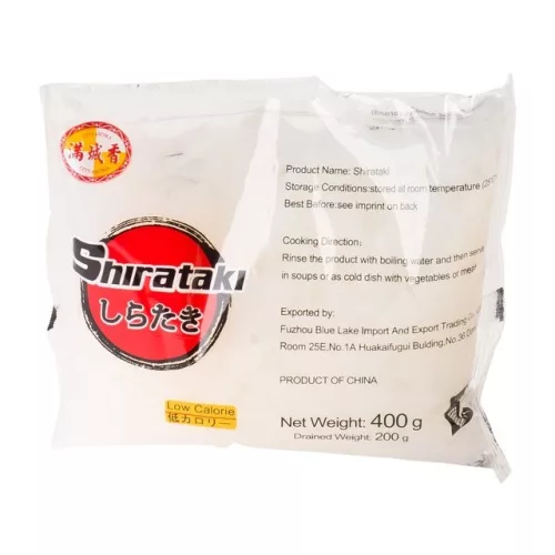 Shirataki Szélesmetélt konjac tészta 400 g