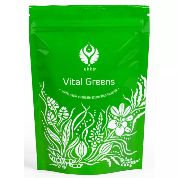 UKKO Vital Greens 120g 100% natúr vitalizáló szuperzöld keverék UKKO Vital Greens 120g 100% natúr vitalizáló szuperzöld keverék
