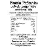SAMAI Plantain tengeri sós csíkok 115g főzőbanán Artisan Plantain Strips