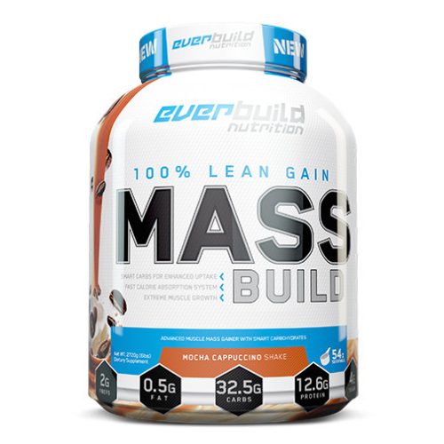 EverBuild Nutrition MASS BUILD 908 g / 2724 g / 5448 g - 2720, Vanilla - Izomtömegnövelő, Vanília