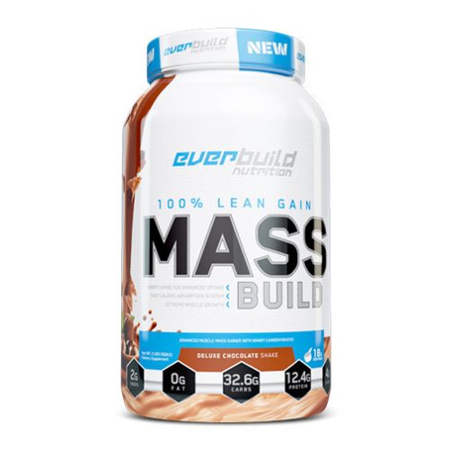 EverBuild Nutrition MASS BUILD 908 g / 2724 g / 5448 g - 908, Strawberry - Izomtömegnövelő, Eper