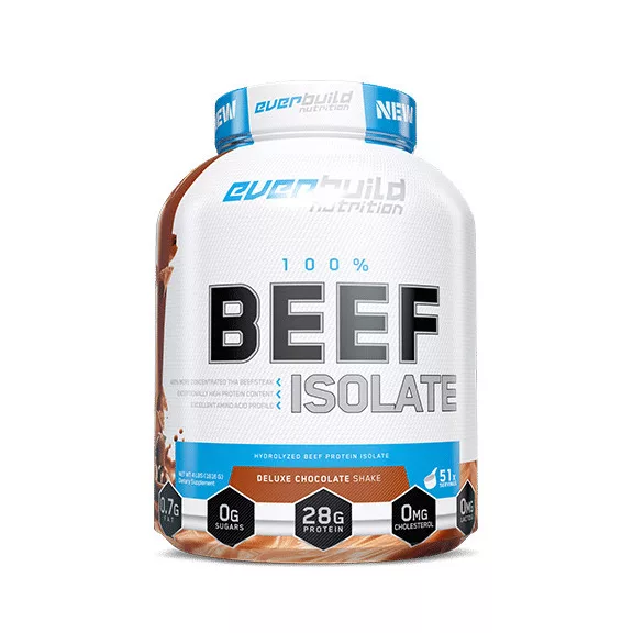 EverBuild Beef Isolate - Hidrolizált marhafehérje izolátum - csokoládé - 1816g EverBuild Beef Isolate - Hidrolizált marhafehérje izolátum - csokoládé - 1816g