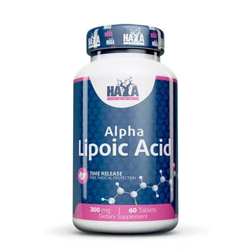 HAYA LABS - Sustained Release Alpha Lipoic Acid 300mg. / 60 Vtabs - Alfa Liponsav