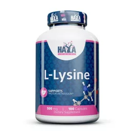   Haya Labs L-Lizin - esszenciális aminósav (500mg) - 100 kapszula 