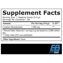   EverBuild Kreatin monohidrát italpor (100% tiszta) - ízesítetlen - 500g