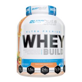   EverBuild Ultra Premium Whey Build - Tejsavó fehérje koncentrátum - barack/mangó - 2270g