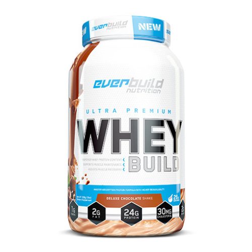 EverBuild Ultra Premium Whey Build - Tejsavó fehérje koncentrátum - cappuccino - 908g