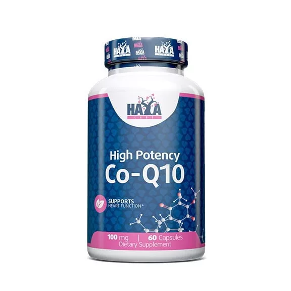 Haya Labs Coenzim Q10 - Szív, sejtvédelem támogatás (100mg) - 60 kapszula Haya Labs Coenzim Q10 - Szív, sejtvédelem támogatás (100mg) - 60 kapszula