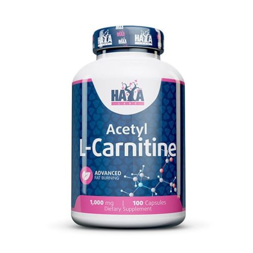Haya Labs Acetil L-Carnitine - aminósav származék (1000mg) - 100 kapszula