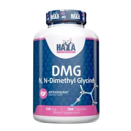   Haya Labs DMG - Dimetil-glicin természetes aminósav (125 mg) - 100 kapszula